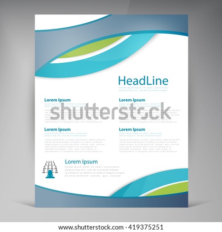 vector beautiful business flyer template flyers stock vector free flyers samples