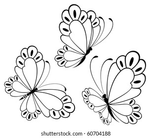Vector beautiful butterfly