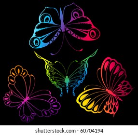 Vector beautiful butterfly