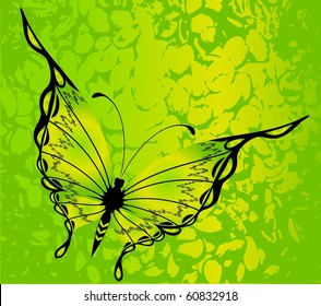 Vector beautiful butterfly for a design