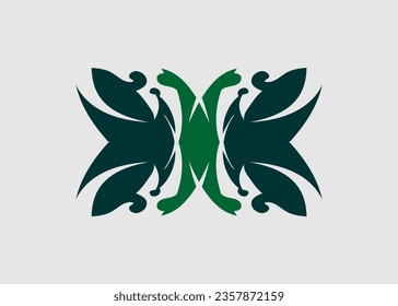 vector beautiful butterfly motif art