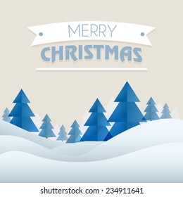 vector beautiful christmas background illustration