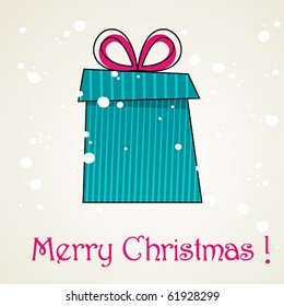 Vector beautiful Christmas background with purple globe