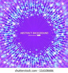 Vector beautiful Christmas light background.