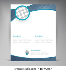 Vector Beautiful Circles  Flyer. Template flyers design. Business brochure