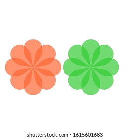 vector, beautiful colorful flower design


