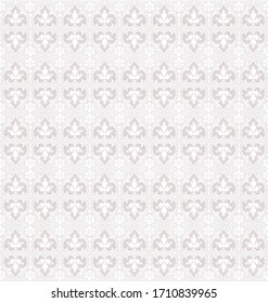 Vector beautiful damask pattern. Royal pattern with floral ornament. Seamless wallpaper with a damask pattern. Suitable for flyers, banners, interior design hotel, beauty salon, SPA, restaurant, club