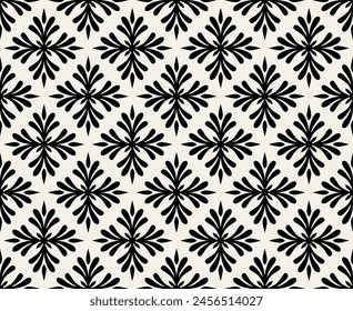 Vector beautiful damask pattern. Royal pattern with floral ornament. Seamless wallpaper with a damask pattern.