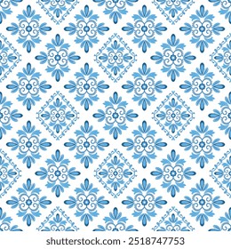 Vector beautiful damask pattern. Royal pattern with floral ornament. Seamless wallpaper with a damask pattern. Vector illustration. Vector damask pattern,damask ornament for wallpapers, textile, wrapp