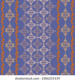 Vector beautiful damask pattern. Royal pattern with floral ornament. Seamless wallpaper with a damask pattern. Vector . Vector damask pattern,damask ornament for wallpapers, textile, wrapp