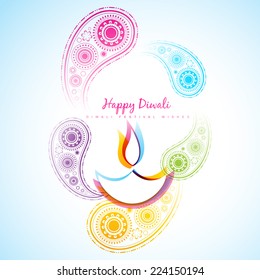 Vektorgrafik-wunderschöner Diwali-Hintergrund