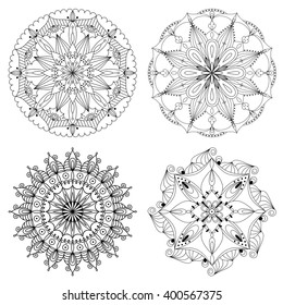 Vector beautiful ethnic mandala. Design element for art.