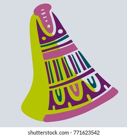 Vector  with beautiful  festive bells.
Can be used for printing paper, suitable for festive invitations .
