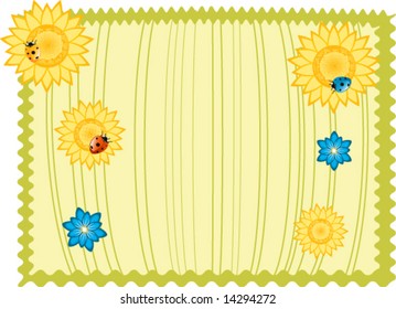 Vector Beautiful Floral Background