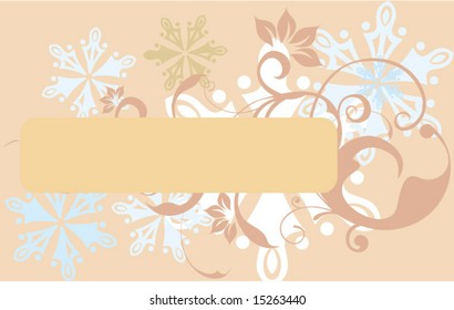 Vector of Beautiful floral background pattern