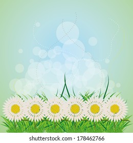 Vector Beautiful Floral And Colorful Spring Background 