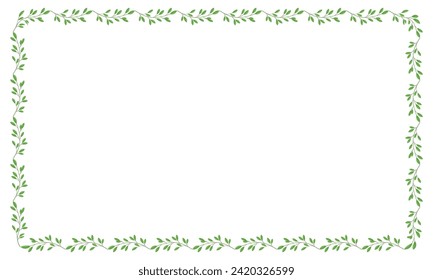 Vector beautiful floral frame latest design element.