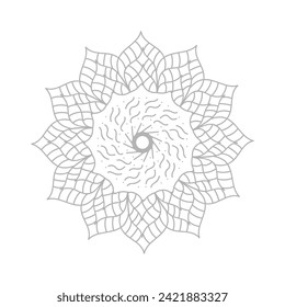 Vector beautiful floral mandala design creative ornamental decorative mandala design