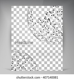 Vector Beautiful Flyer. Template flyers design. Business brochure