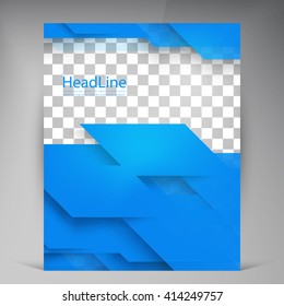 Vector Beautiful Flyer. Template flyers design. Business brochure