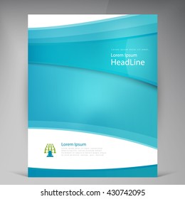 Vector Beautiful Flyer. Template flyers design. Business brochure