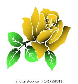 Vector Beautiful and fragrant roses
