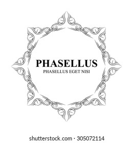 vector beautiful frame. design elements