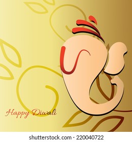 Vector beautiful ganesh illustration