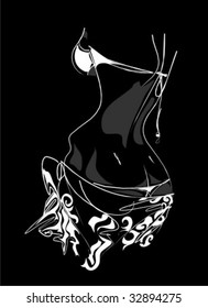 VECTOR beautiful girl