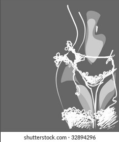 VECTOR beautiful girl