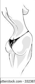 VECTOR beautiful girl