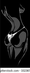 VECTOR beautiful girl