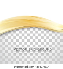 Vector Beautiful Gold Satin. Template brochure design