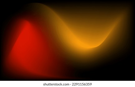 Vector beautiful gradation and red  yellow  black gradient color