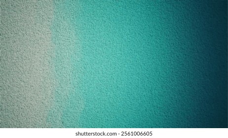vector Beautiful gray to turquoise gradient background. beach sand and ocean waves. A rough, textured noise effect vector background.