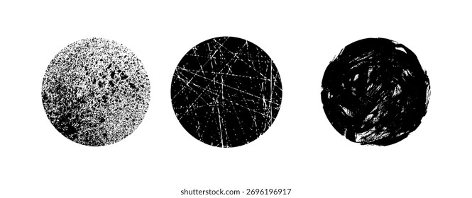 Vector hermosos trazos negros hechos a mano