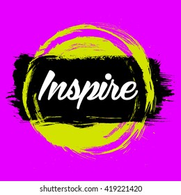 Vector beautiful handmade splash and strokes background.
