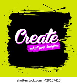 Vector beautiful handmade splash and strokes background.