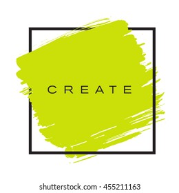 Vector beautiful handmade splash and strokes background.