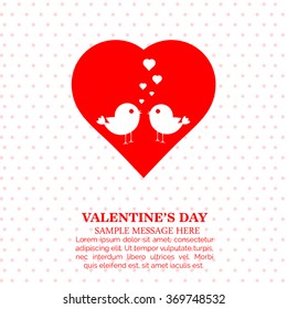 vector beautiful heart design background or illustration for valentines day.