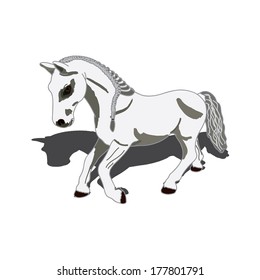 Vector beautiful horse