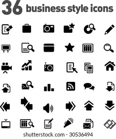 Vector beautiful icon set.
