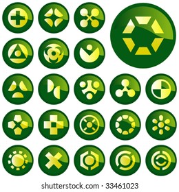 Vector beautiful icon set