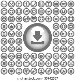 Vector beautiful icon set