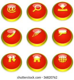 Vector beautiful icon set
