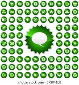 Vector beautiful icon set