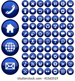 Vector beautiful icon set