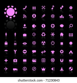 Vector beautiful icon set