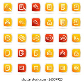 Vector beautiful icon set. Part 3 - Web