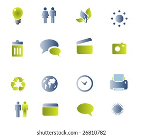 Vector beautiful icon set. Part 1 - Web